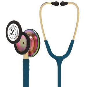 Littmann Classic III Caribbean Blue tube Rainbow finish